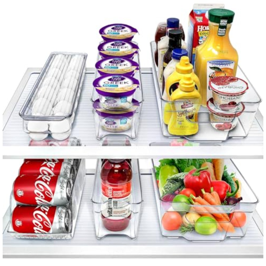 Food Storage Freezer Containers - Fridge Bins and Freezer Bins Refrigerator