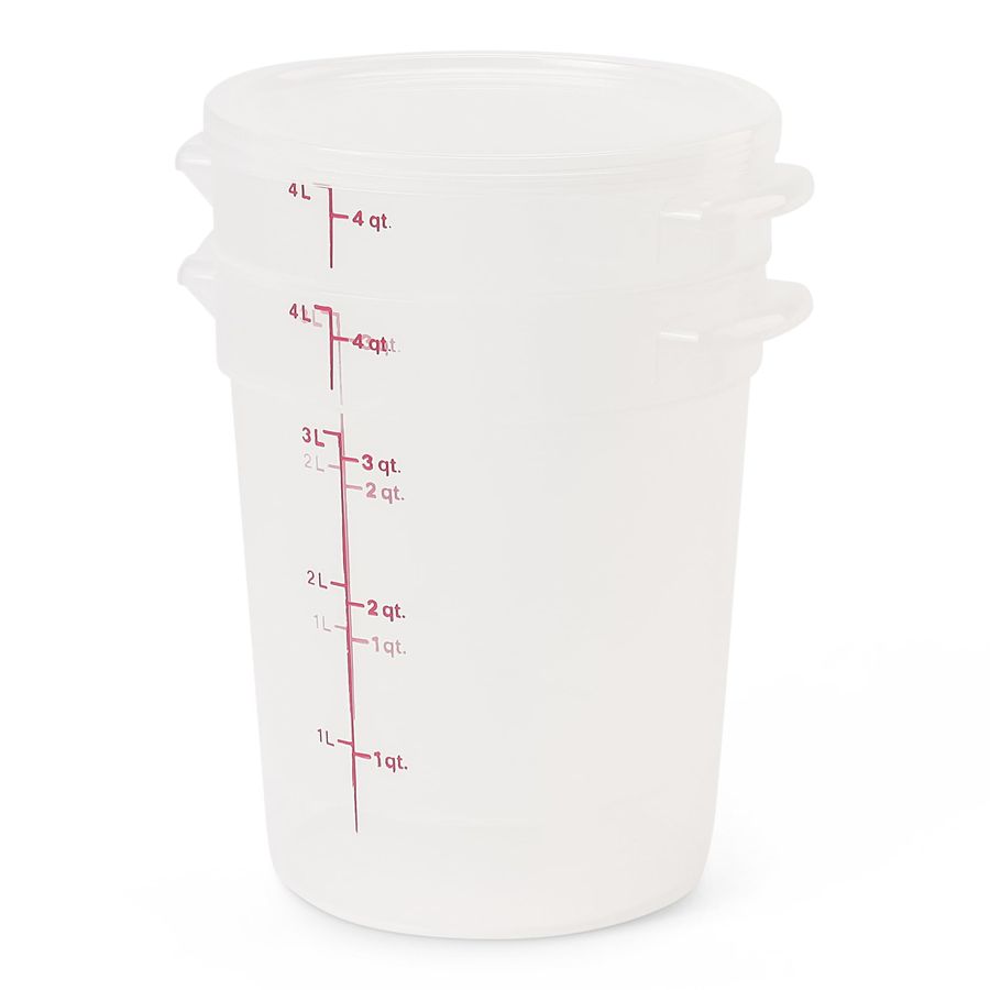 Food Storage Quart Containers - Food Storage Containers with Lids BPAFree