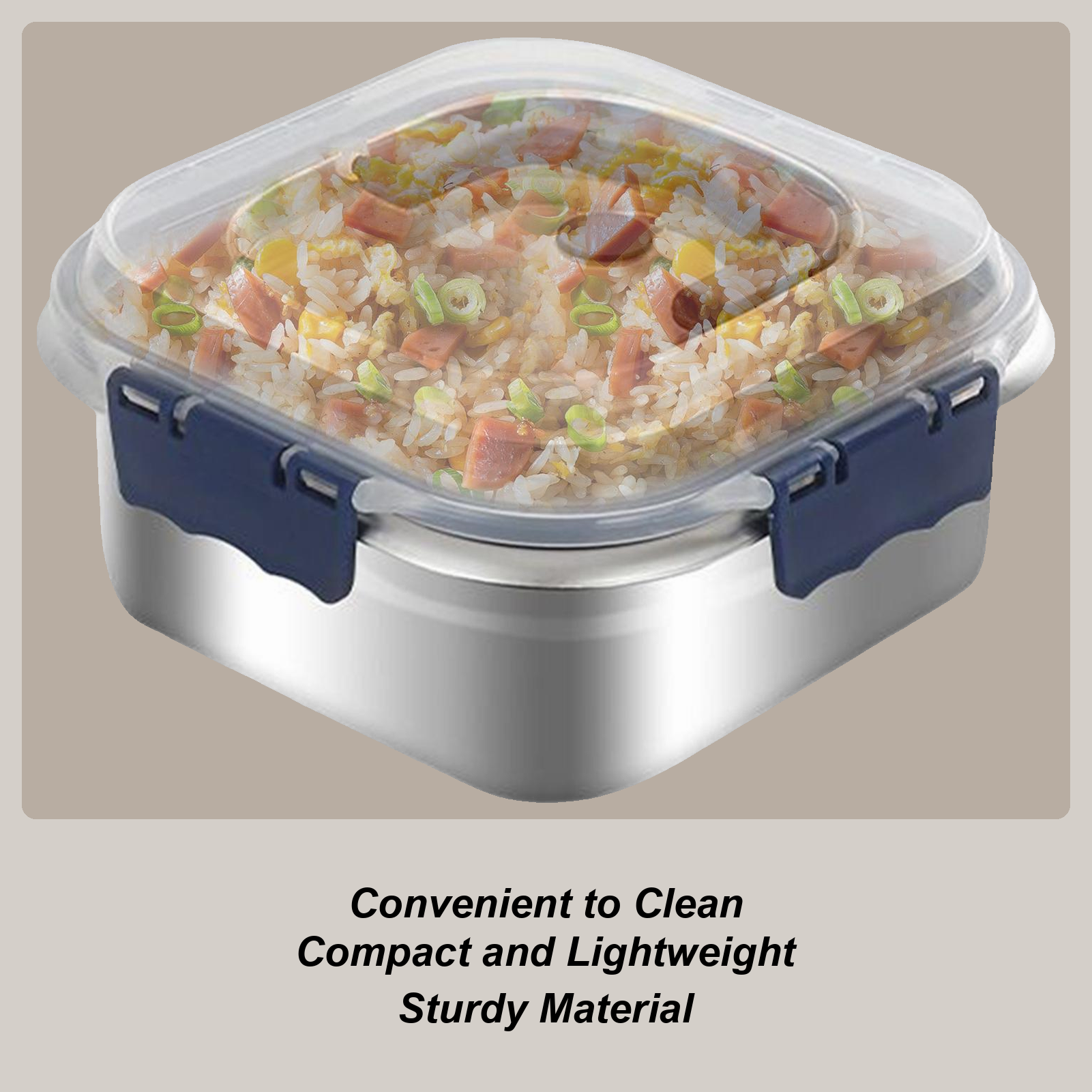 Food Storage Stainless Steel Containers - Stainless Lunch Box Stainless Steel Fruit
