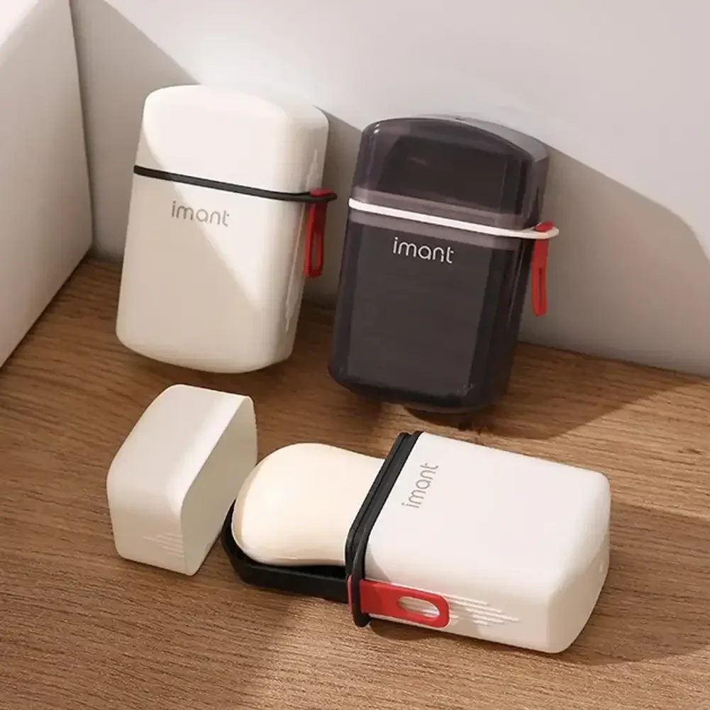 Food Storage Organiser - Plastic Soap Dish Travel Box Holder