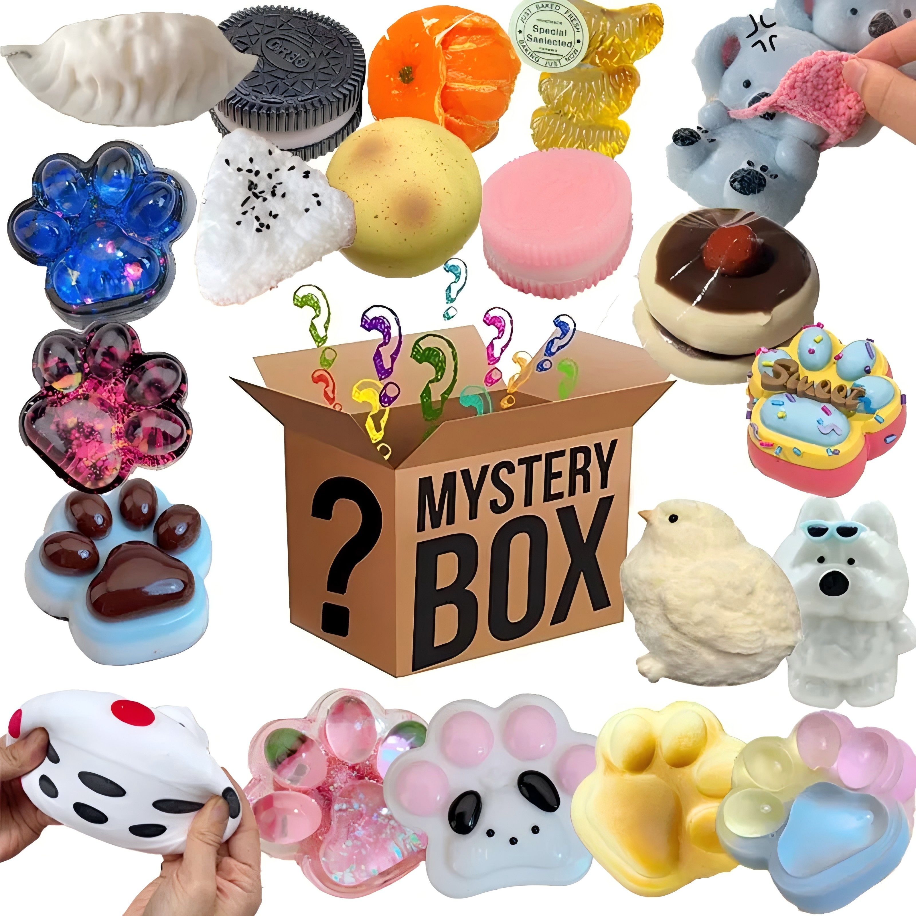 Food Storage And Container - Mystery Fidget Toy Blind Box ,Simulated