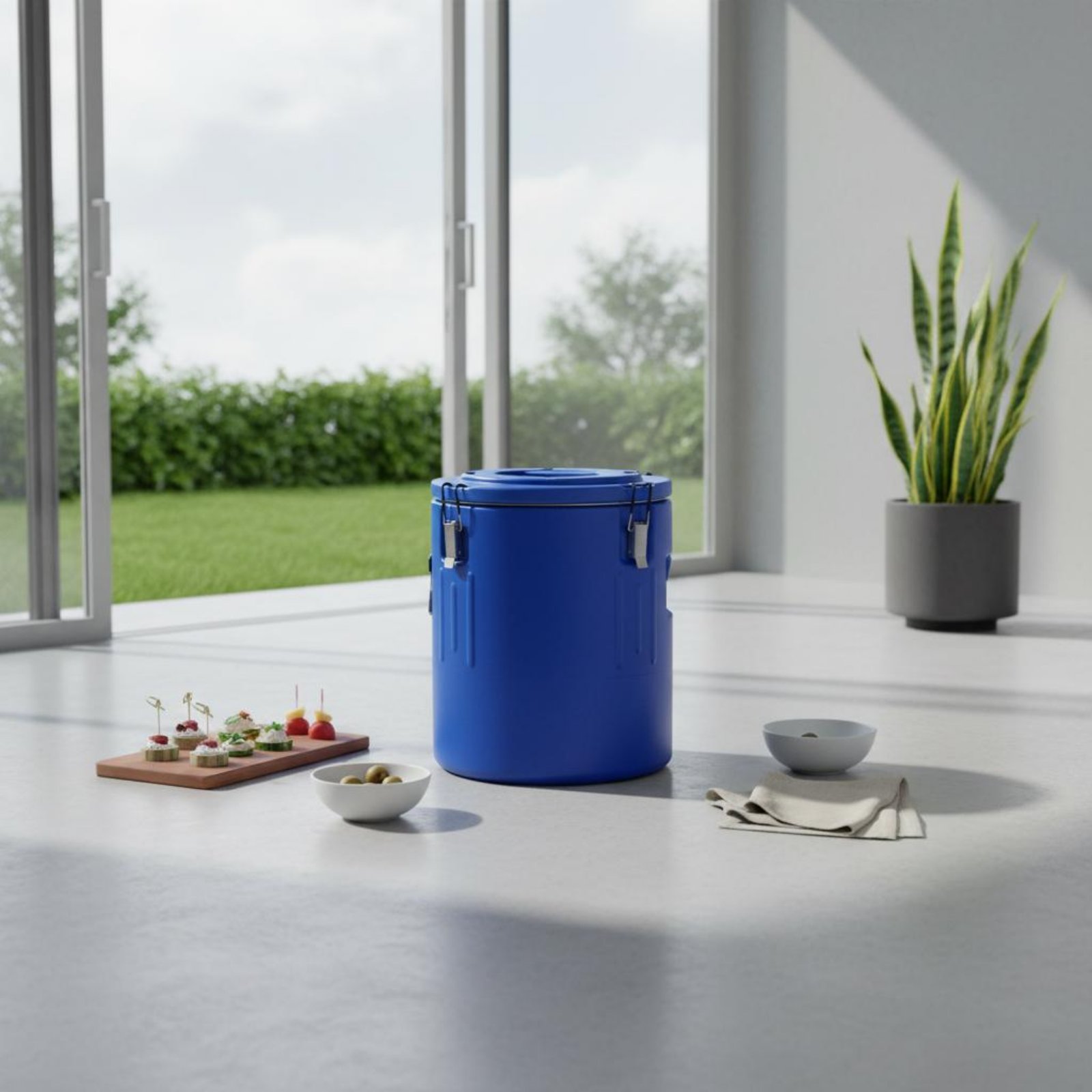 Food Storage And Container - 4 Pieces Transport Insulated Container Commercial