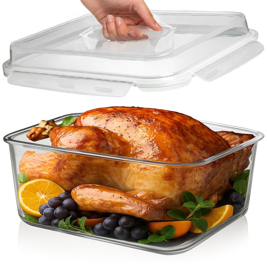 Food Storage Plastic Containers With Lids - ML 220 oz 28 Cup LARGE
