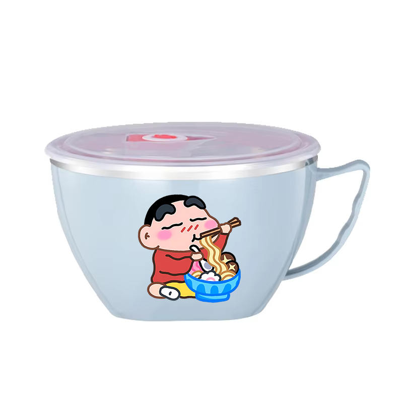 Crayon Shin-chan Noodle Bowl L - Food Storage Stainless Steel Containers recension och pris