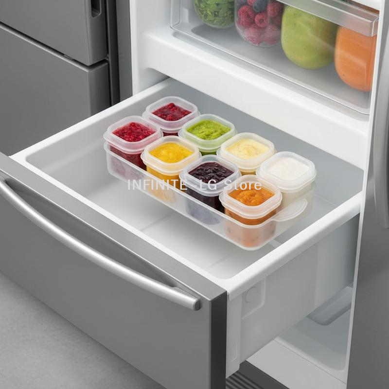 Mini Freezer Box With Lid Sauc - Food Storage Freezer Containers recension och pris