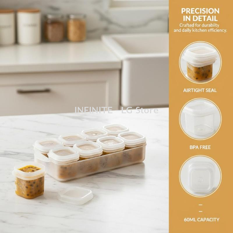 Mini Freezer Box With Lid Sauc - Food Storage Freezer Containers recension och pris