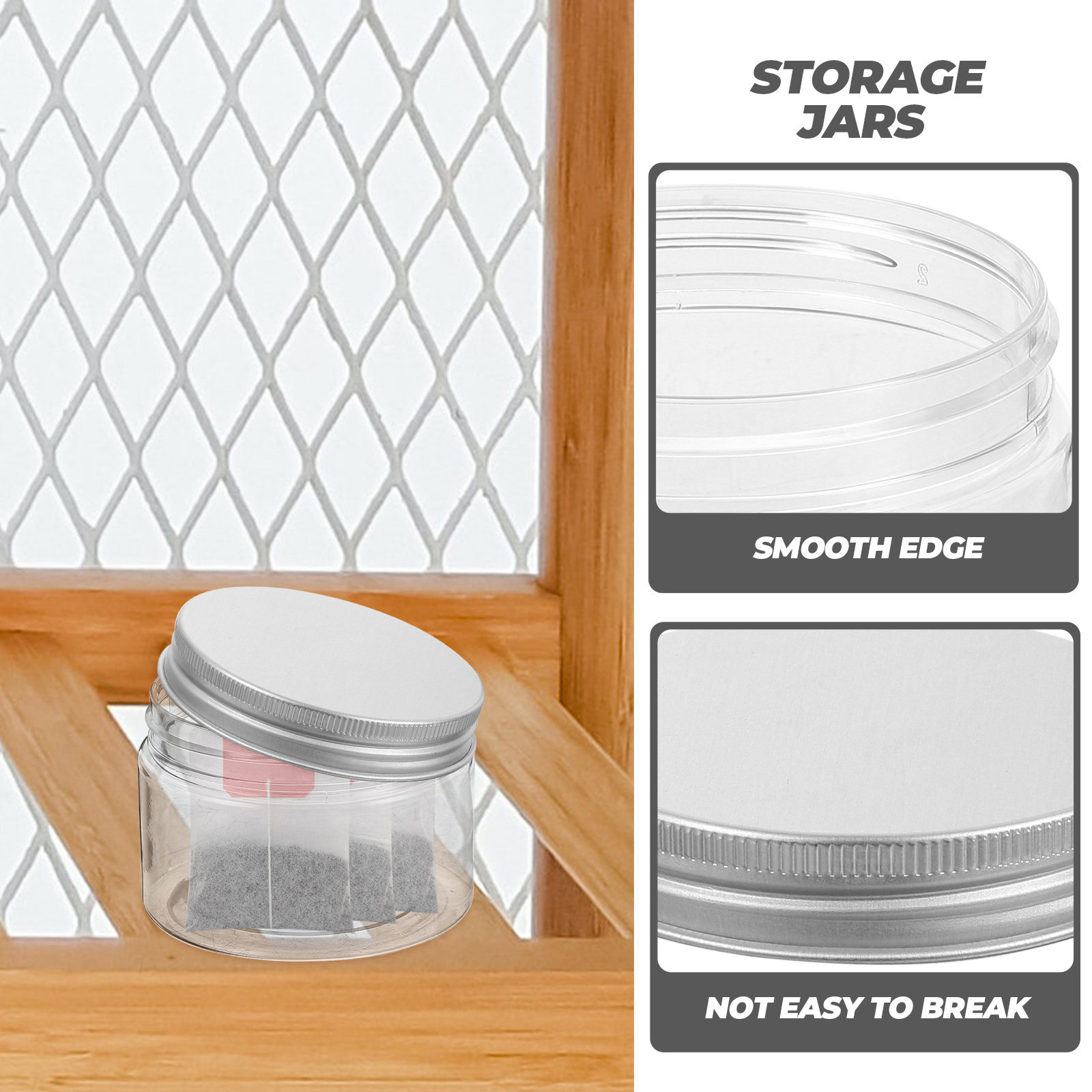 10Pcs Food Storage Jars Airtig - Food Storage Jars Plastic recension och pris