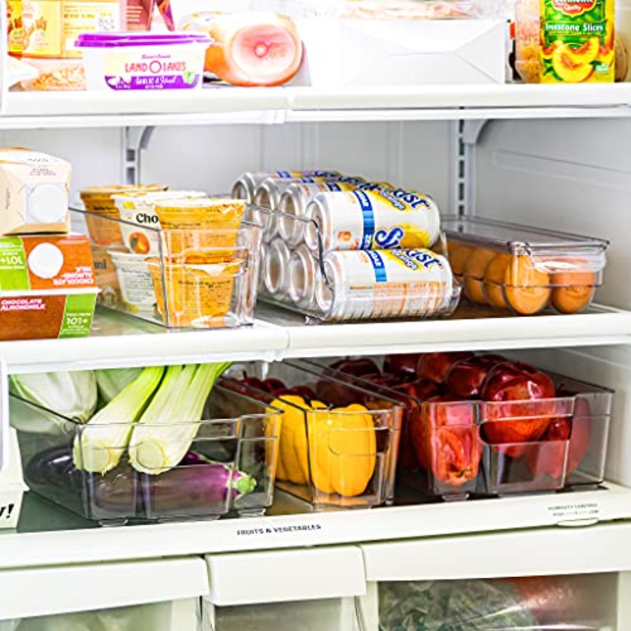 Fridge Bins and Freezer Bins R - Food Storage Freezer Containers recension och pris