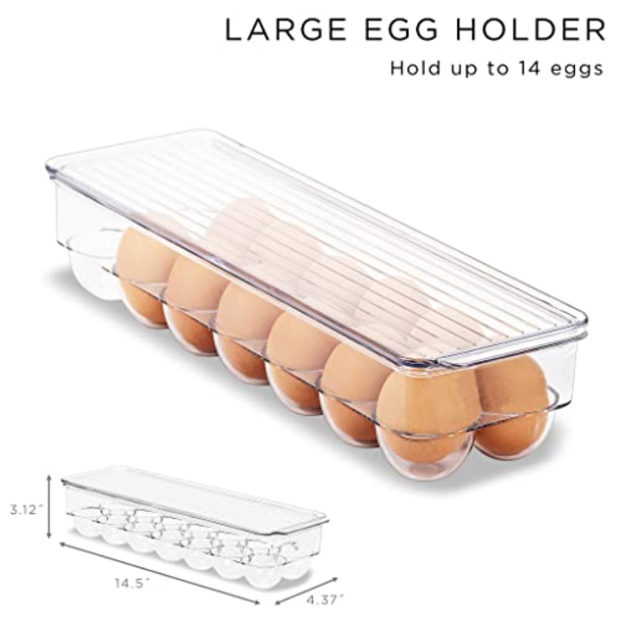 Fridge Bins and Freezer Bins R - Food Storage Freezer Containers recension och pris