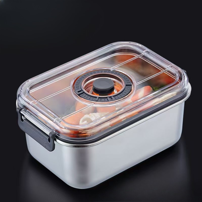 Stainless Steel Vacuum Contain - Food Storage Freezer Containers recension och pris