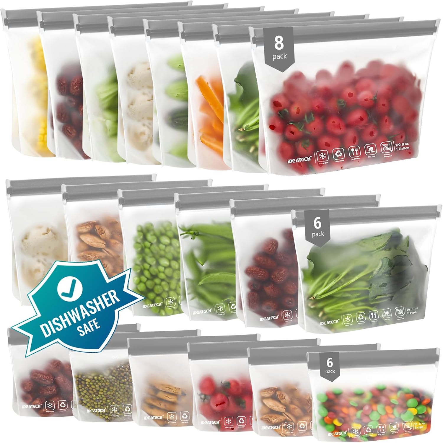 Food Storage Containers, BPA F - Food Storage Quart Containers recension och pris