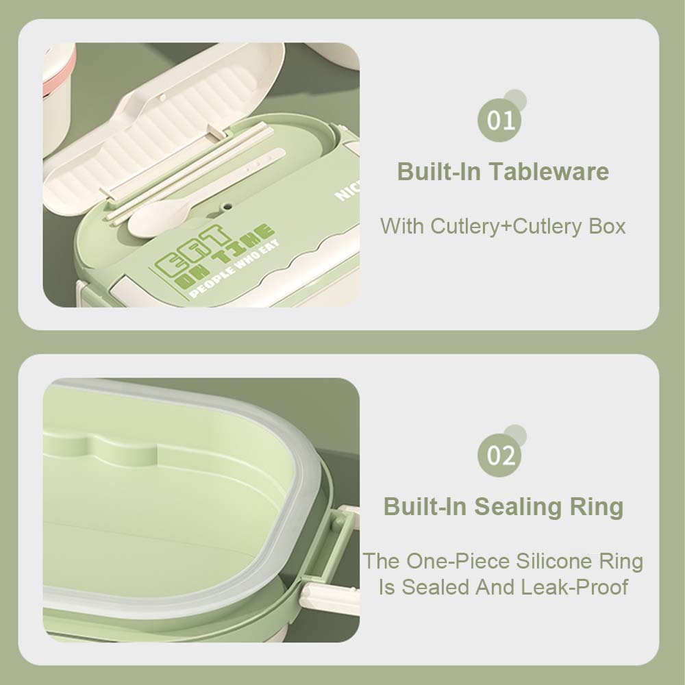304 stainless steel lunch box  - Food Storage With Compartments recension och pris