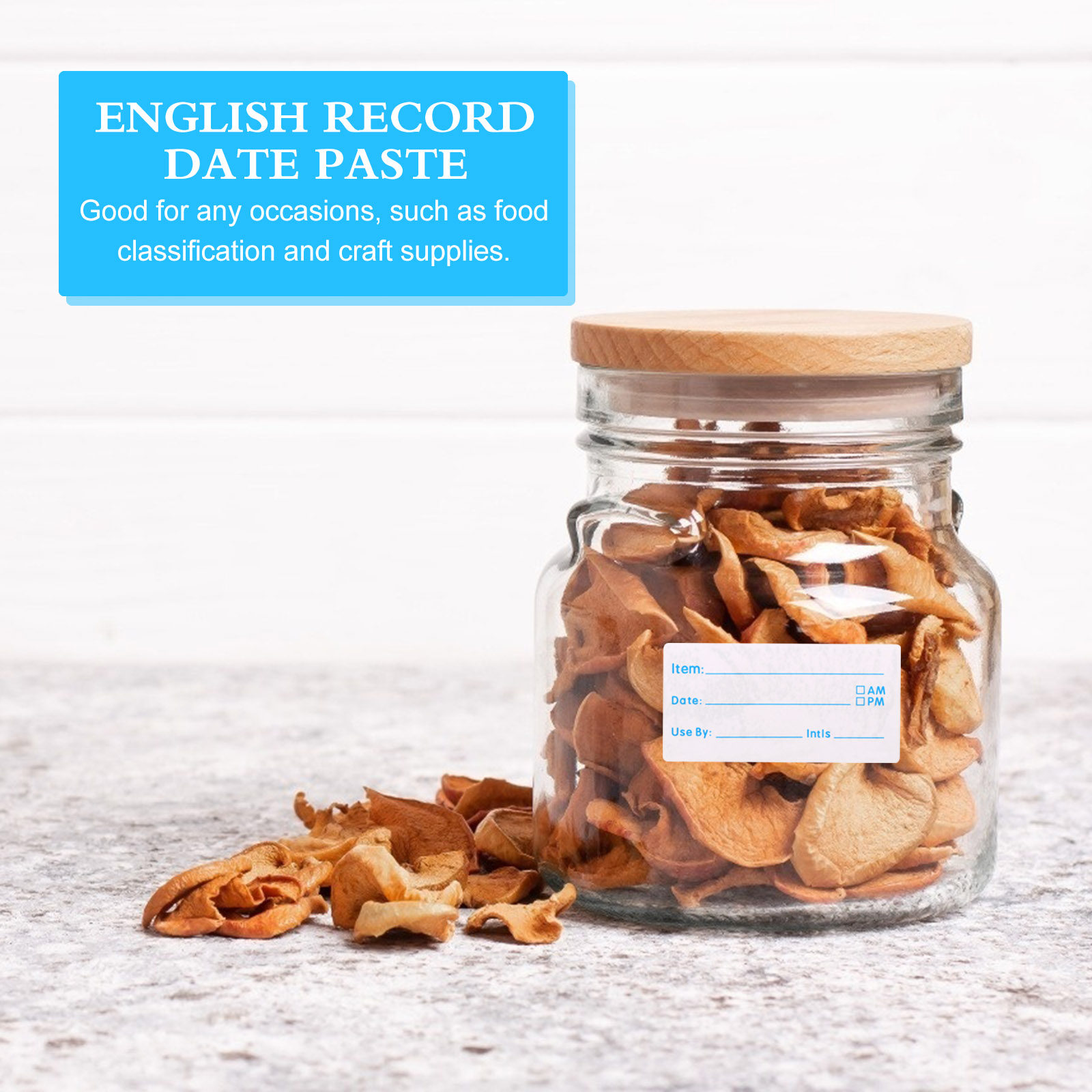 500Pcs Food Classified Writabl - Food Storage Jar Labels recension och pris