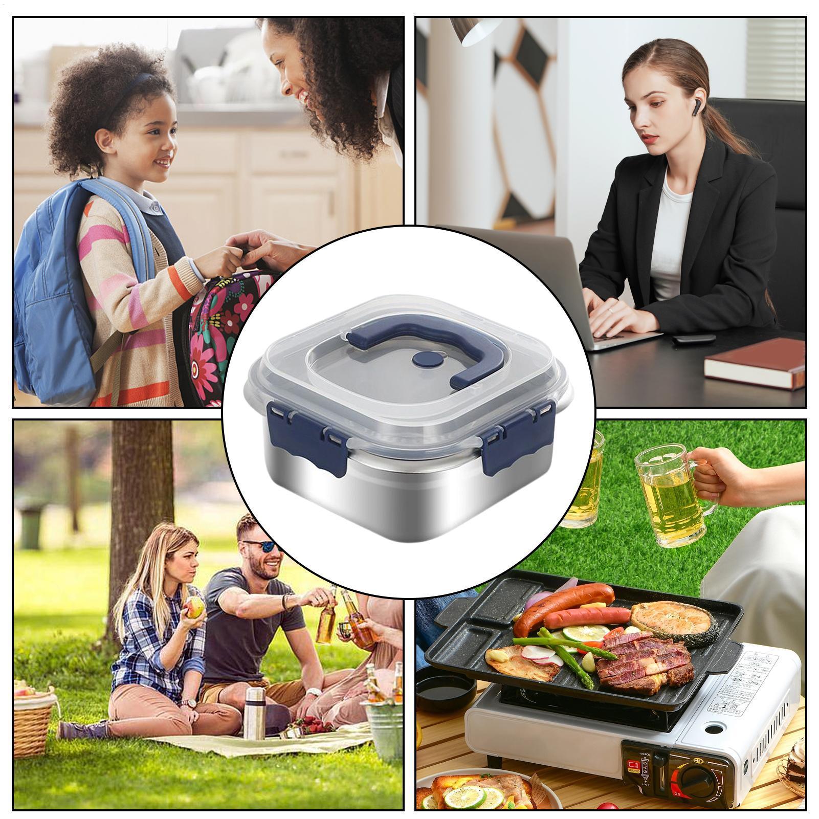 Stainless Lunch Box Stainless  - Food Storage Stainless Steel Containers recension och pris