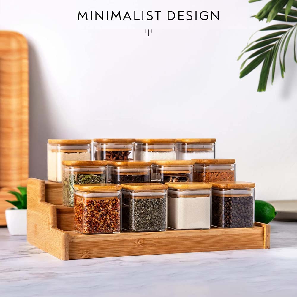 5oz Glass Jars Set with Spice  - Food Storage Jar Labels recension och pris
