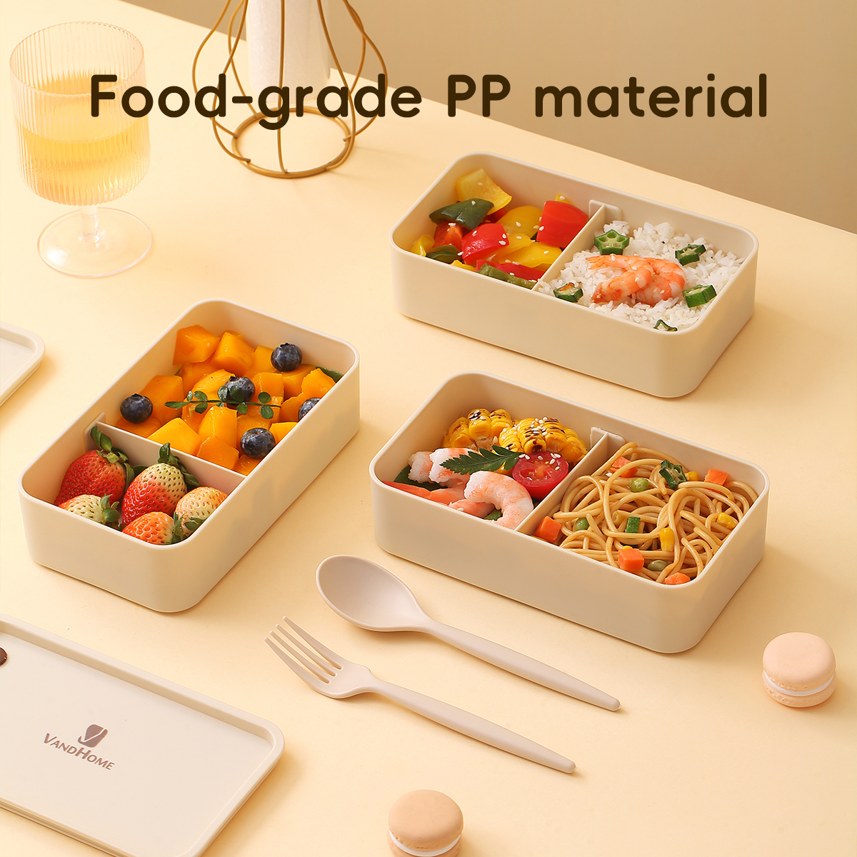 WORTHBUY Portable Sealed Plast - Food Storage With Compartments recension och pris