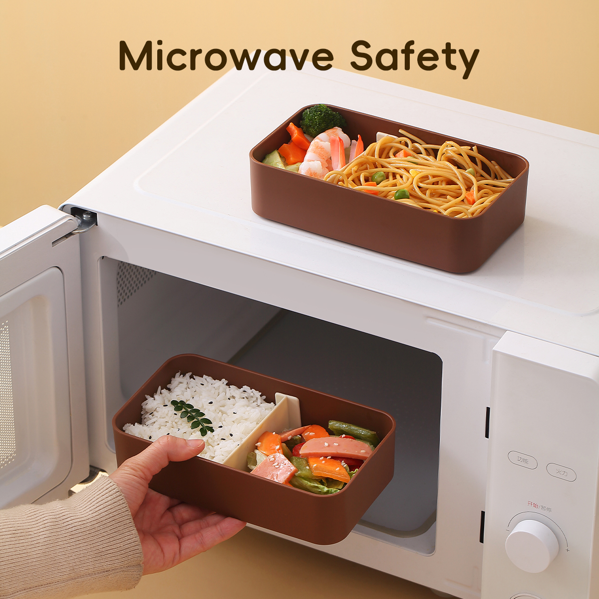 WORTHBUY Portable Sealed Plast - Food Storage With Compartments recension och pris