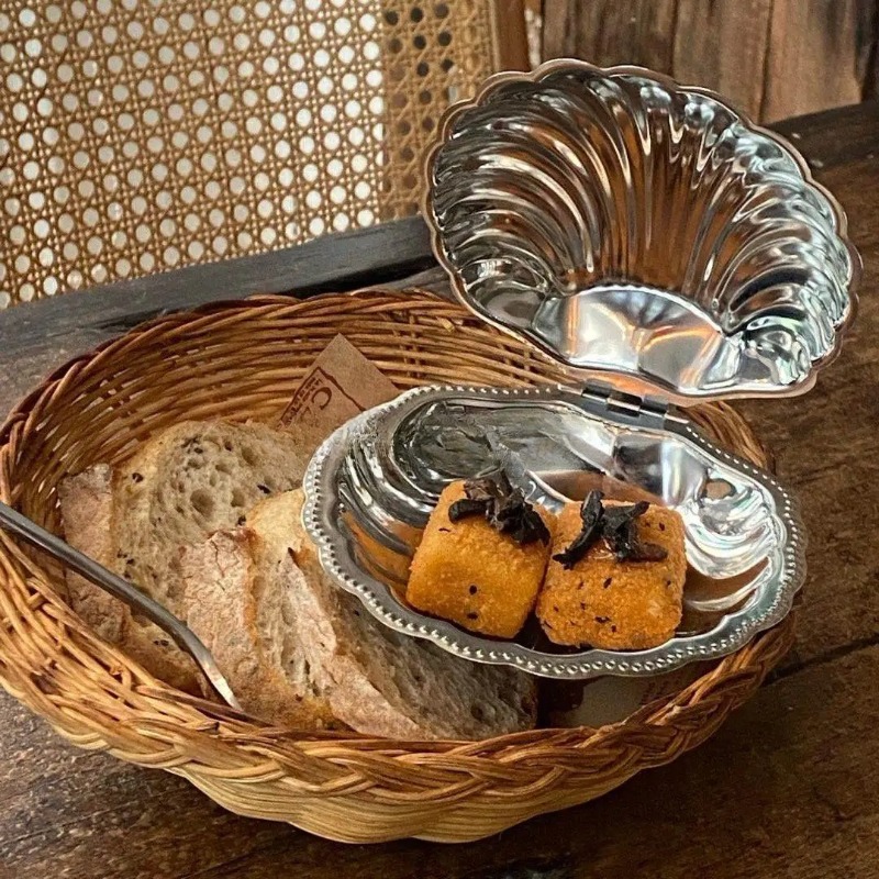 French retro stainless steel s - Food Storage Medieval recension och pris