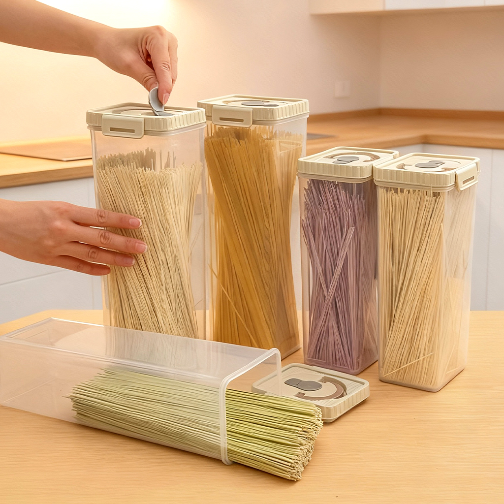 Noodles Sealed Storage Box Wit - Food Storage Heat recension och pris