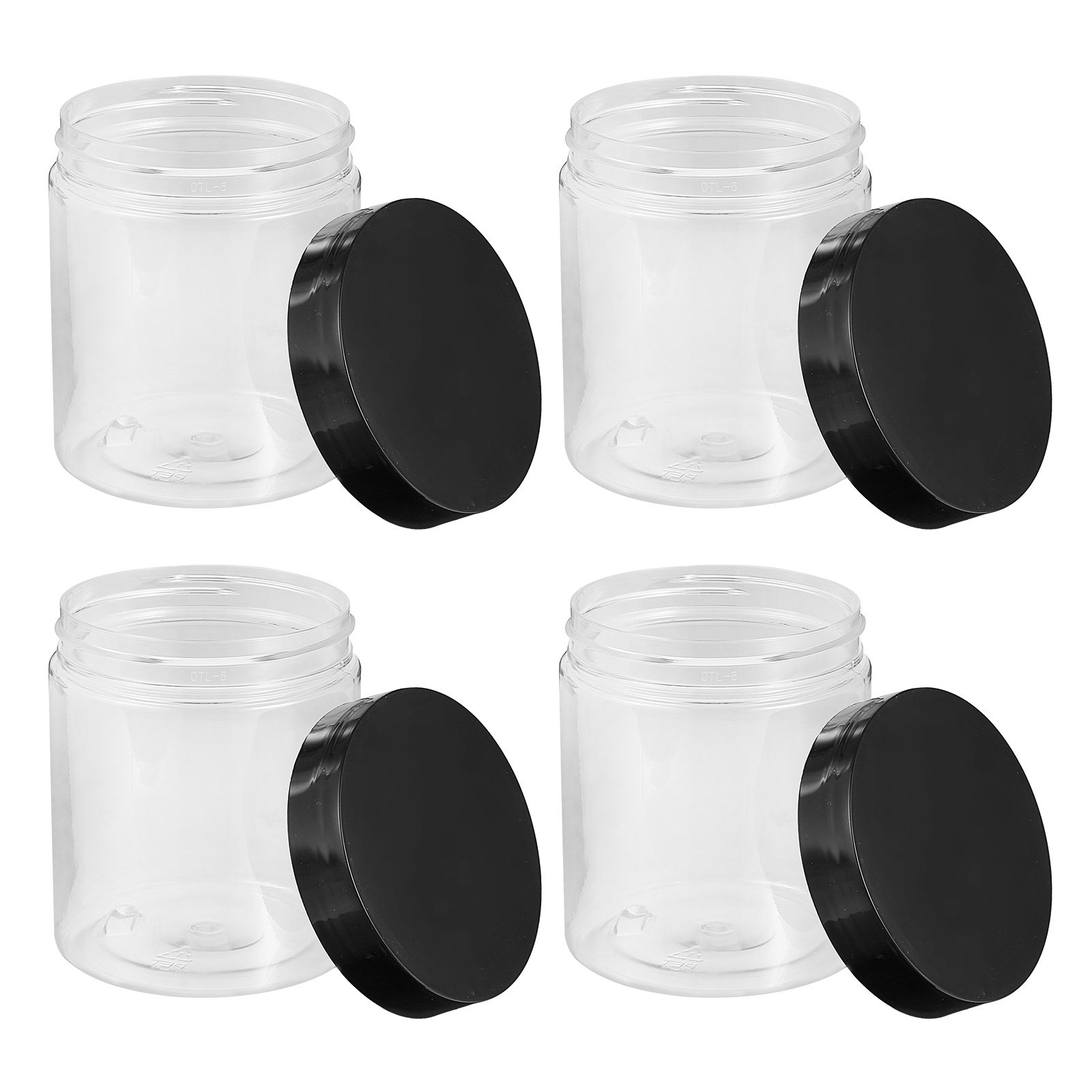 12Pcs Clear Plastic Storage Ja - Food Storage Jars Plastic recension och pris
