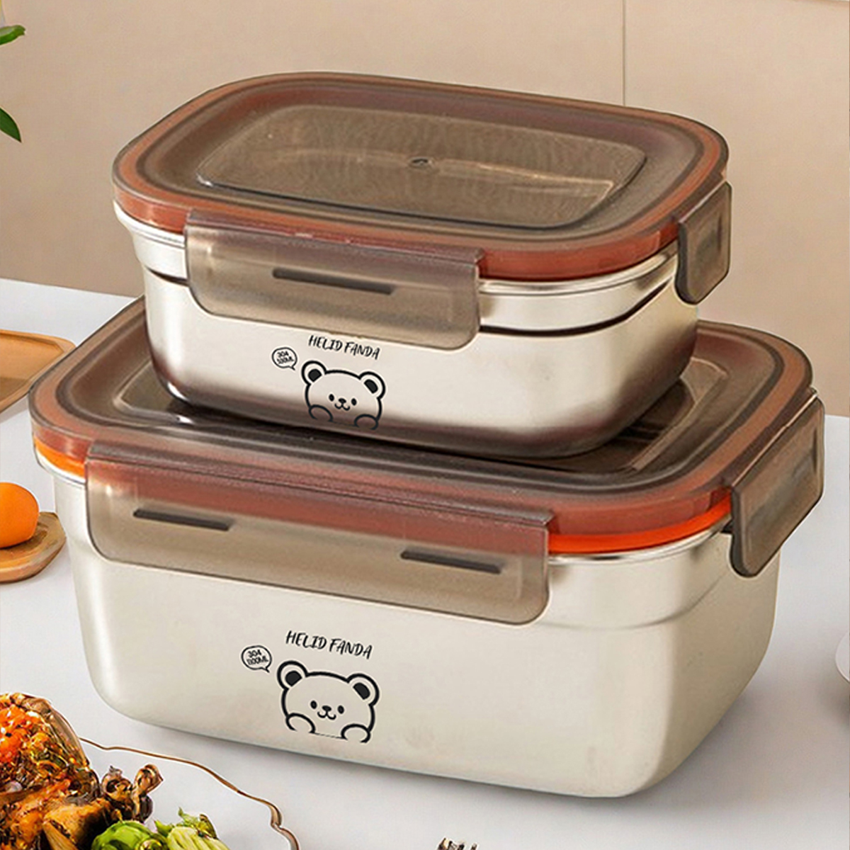 Refrigerator Sealed Preservati - Food Storage Stainless Steel Containers recension och pris