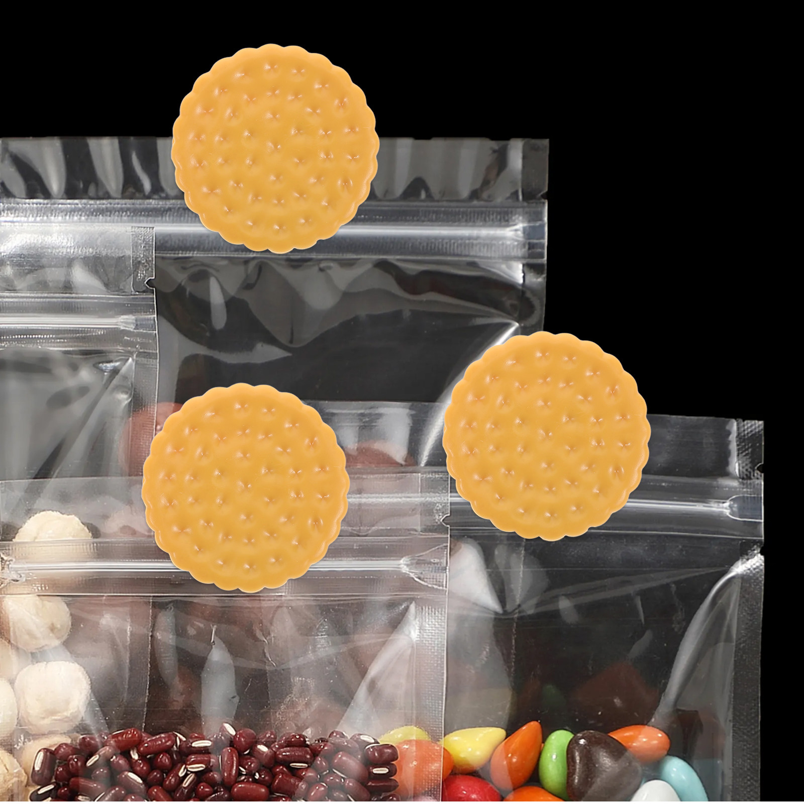 6Pcs Cookie Shaped Sealing Cli - Food Storage Bags Reusable recension och pris