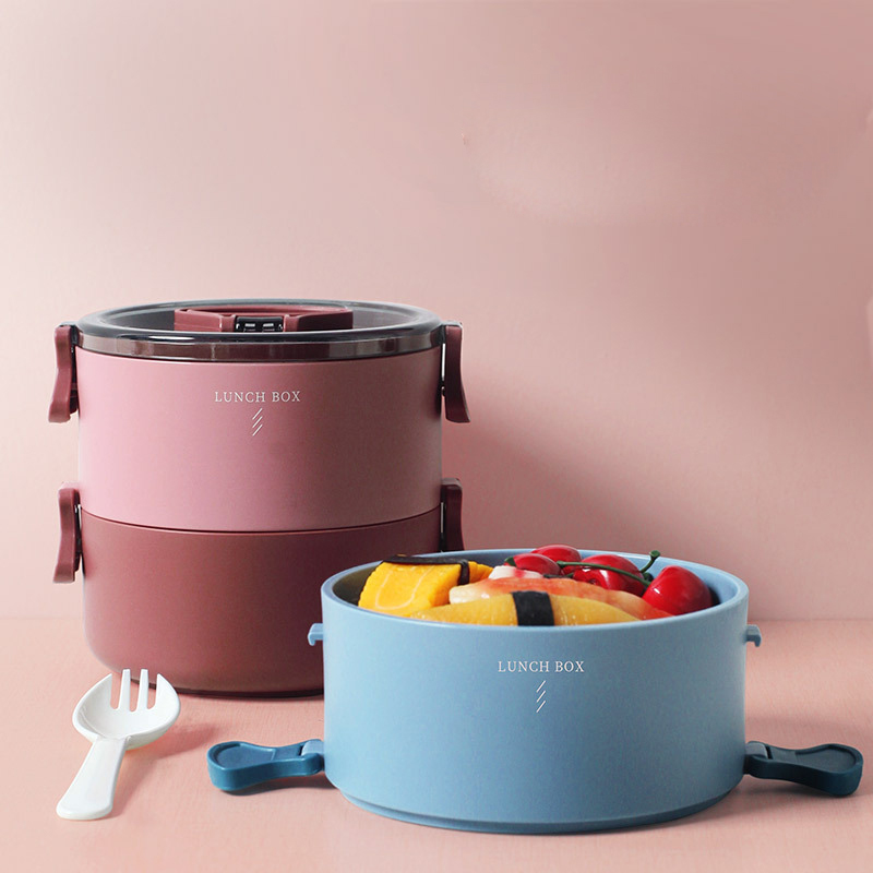 Double Bento Box Student Schoo - Food Storage With Compartments recension och pris