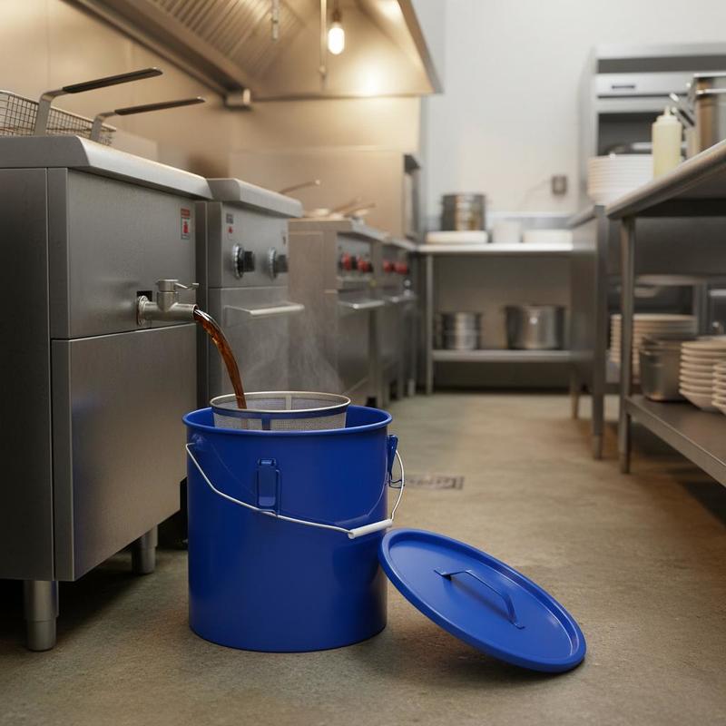 Carbon Steel Oil Storage Pail  - Lock And Lock Food Storage recension och pris