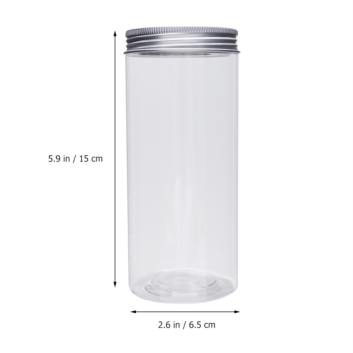 6Pcs Transparent Food Storage  - Food Storage Jars Plastic recension och pris