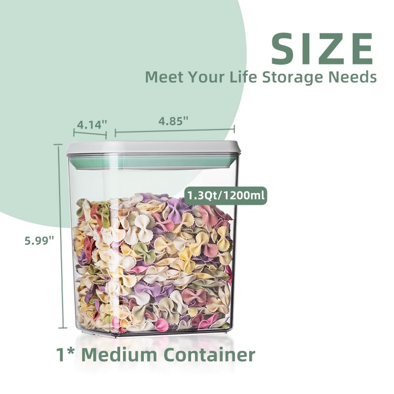 Ankou 3Pcs 1.2L Pop Airtight F - Food Storage Time recension och pris