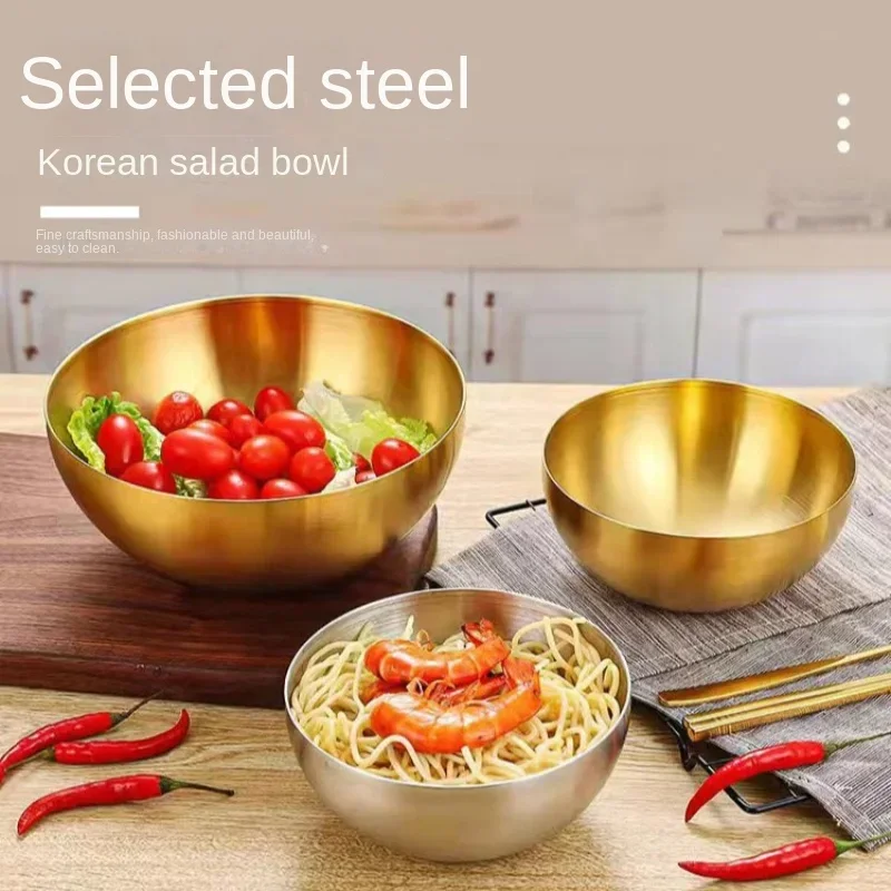 New 20CM Stainless Steel Gold  - Food Storage Heat recension och pris