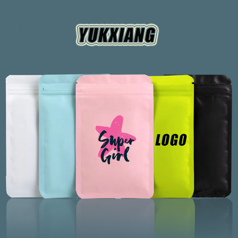 100 pcs Colorful Top Feed Foil - Food Storage Ziploc Bags recension och pris