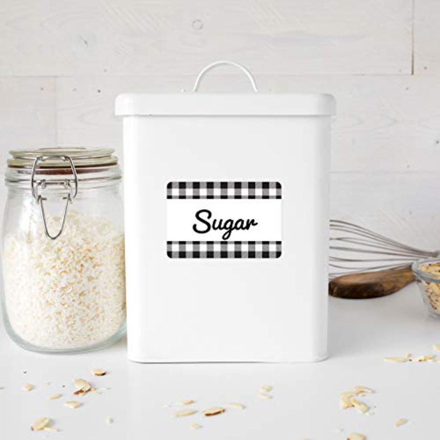 Write On Pantry Labels/ 100 Re - Food Storage Jar Labels recension och pris