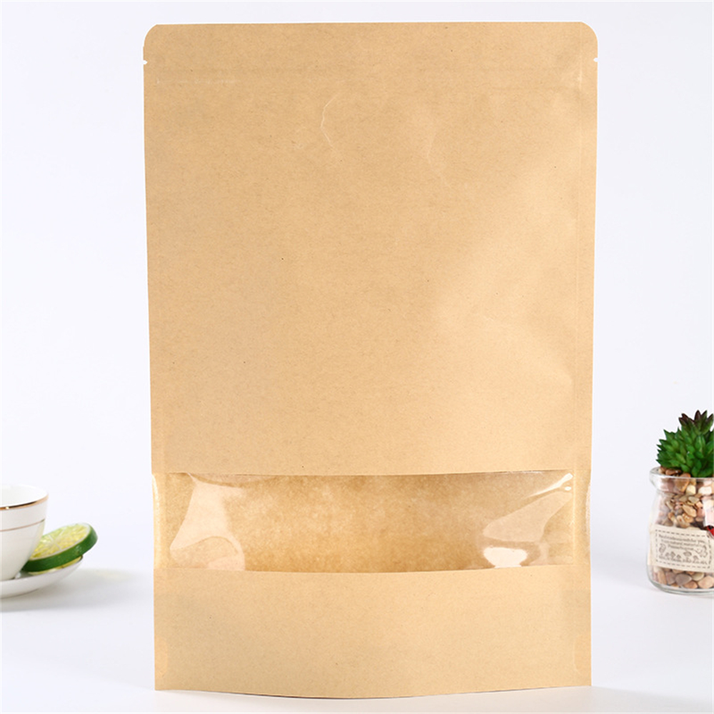 10pcs Zip Lock Kraft Paper Bag - Food Storage Year Supply recension och pris