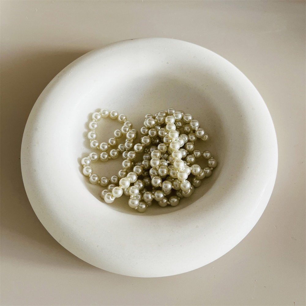 Large Round Dish Concrete Ceme - Food Storage Organiser recension och pris