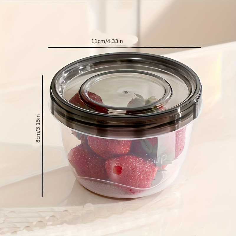 2 Transparent Sealed Food Stor - Food Storage Jars Plastic recension och pris