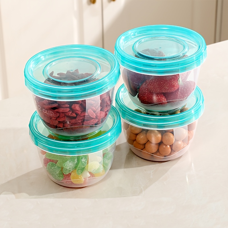 2 Transparent Sealed Food Stor - Food Storage Jars Plastic recension och pris