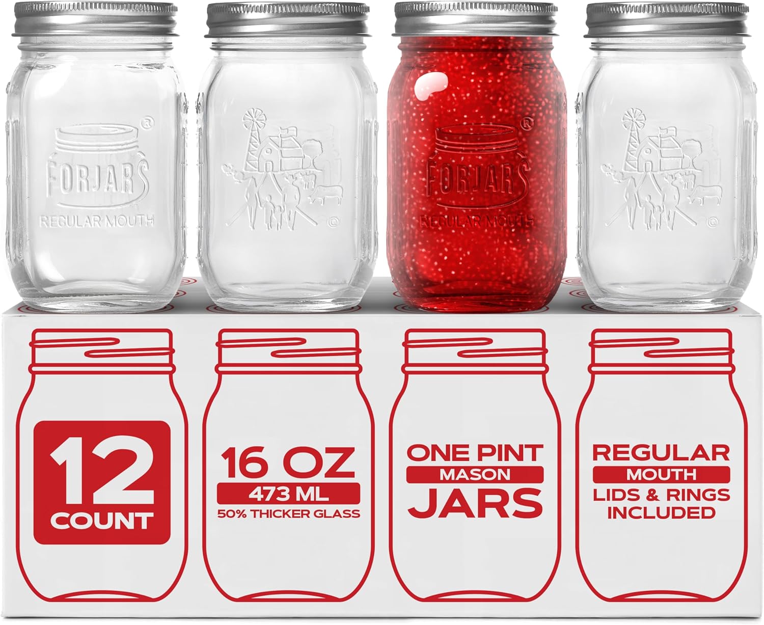 ® Premium    Jars with Lids –  - Food Storage Jars Plastic recension och pris