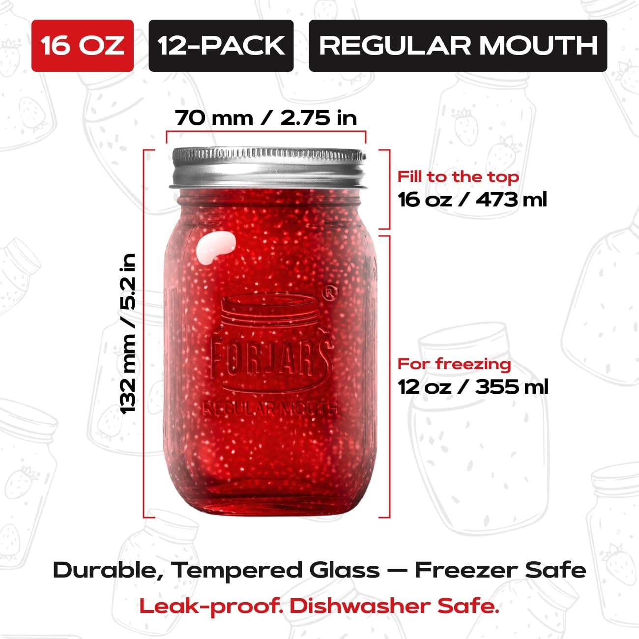 ® Premium    Jars with Lids –  - Food Storage Jars Plastic recension och pris