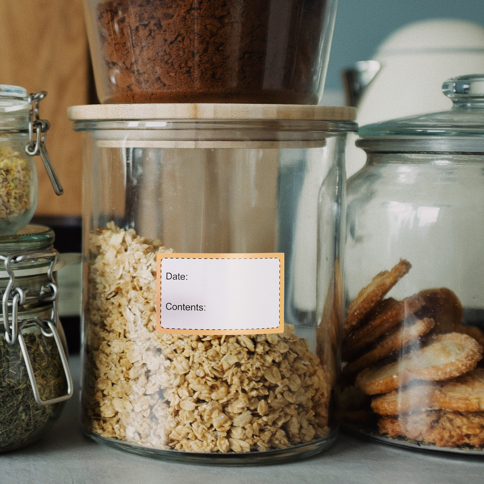 2 Rolls File Identification St - Food Storage Jar Labels recension och pris