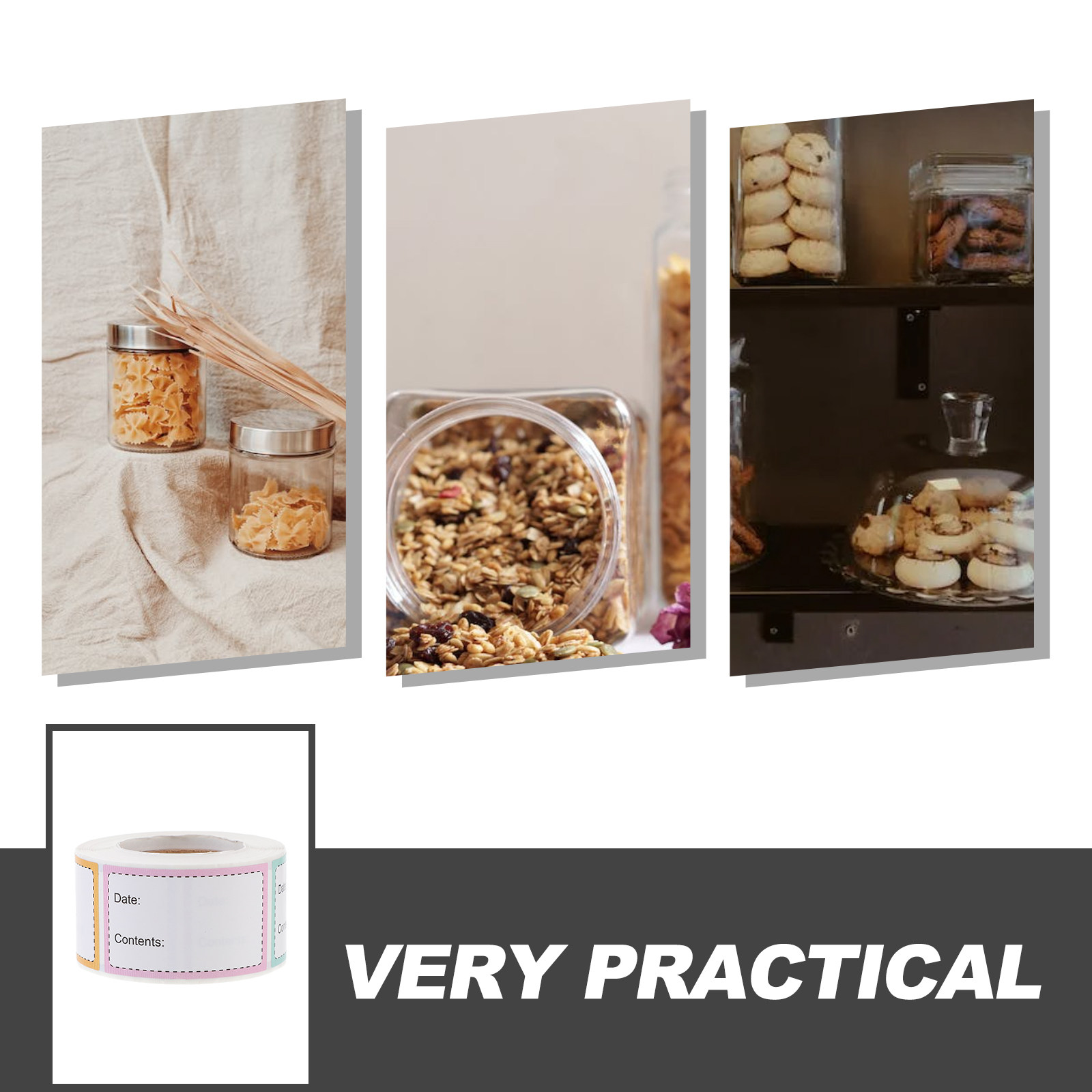 2 Rolls File Identification St - Food Storage Jar Labels recension och pris
