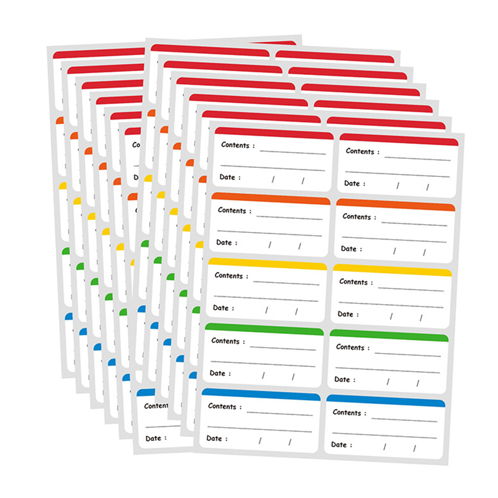 100pcs 6*3cm Removable Freezer - Food Storage Jar Labels recension och pris