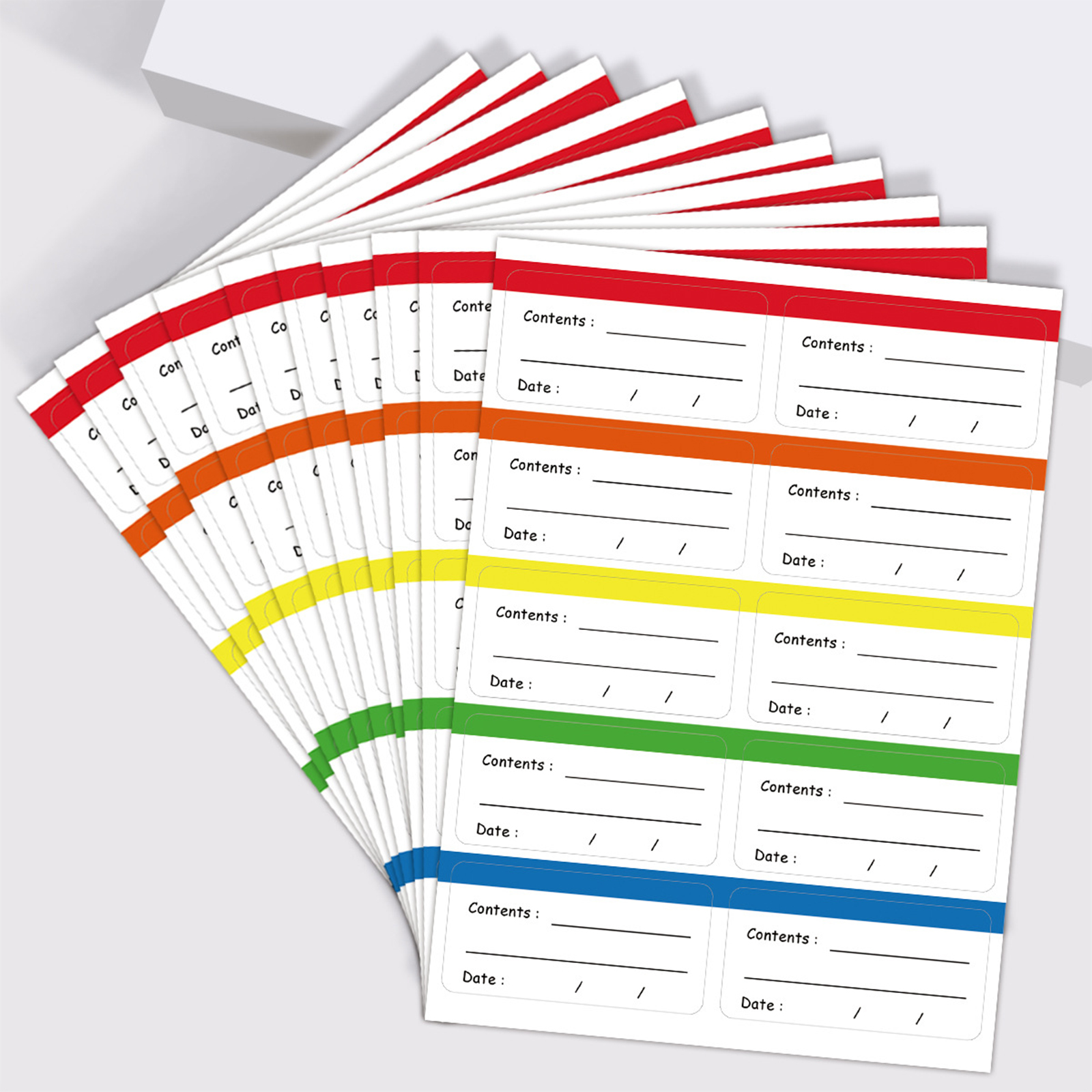 100pcs 6*3cm Removable Freezer - Food Storage Jar Labels recension och pris