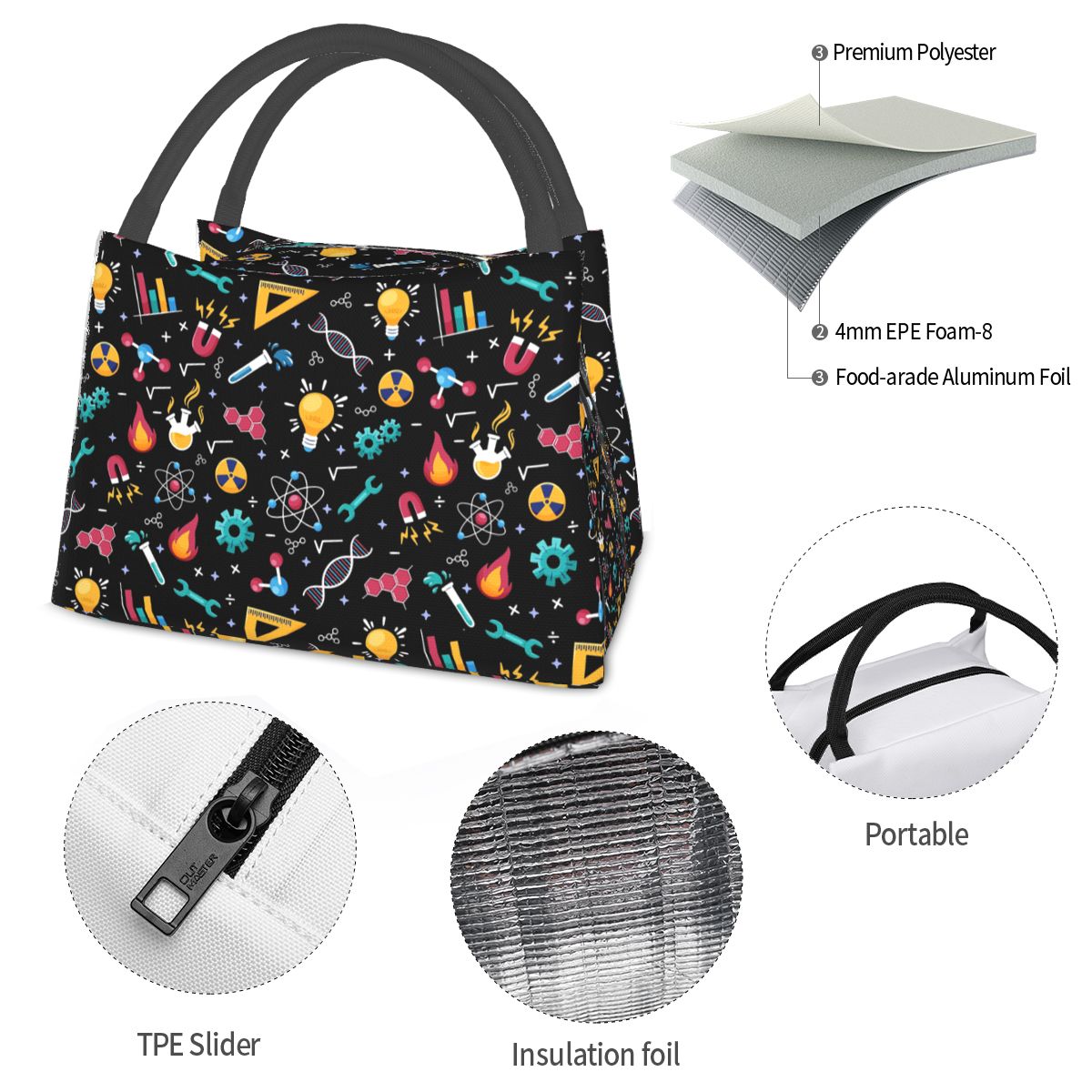STEM Icons Pattern Science Eng - Food Storage Engineering recension och pris