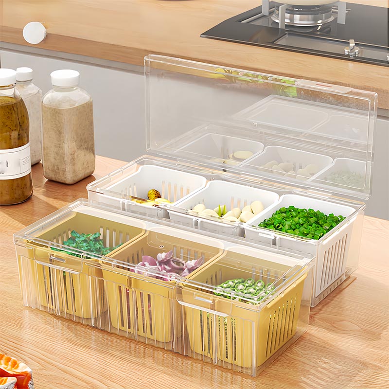 1 set of kitchen refrigerator  - Food Storage With Compartments recension och pris