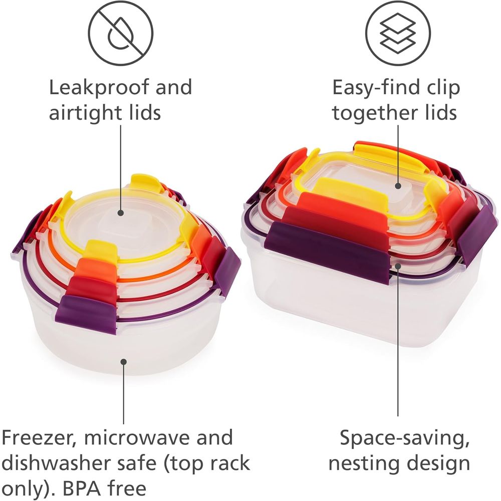 16-piece Plastic BPA Free Food - Food Storage And Container recension och pris