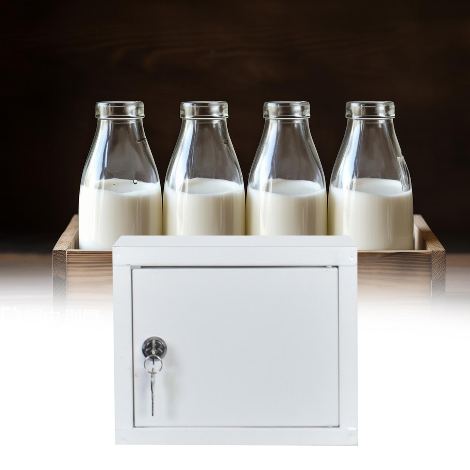 Wall Mounted Milk Case with Lo - Food Storage Lock Box recension och pris