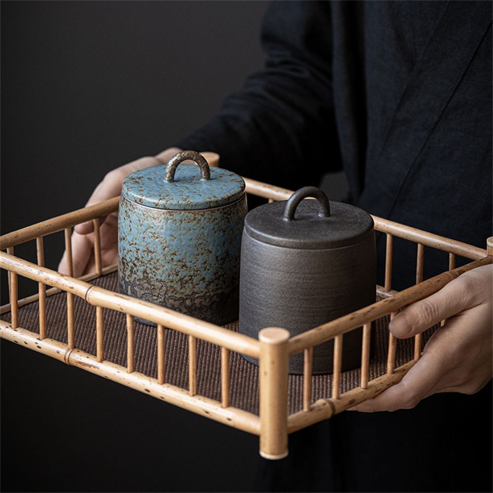 Ceramic Tea Caddy Sealed Jar S - Food Storage Organiser recension och pris