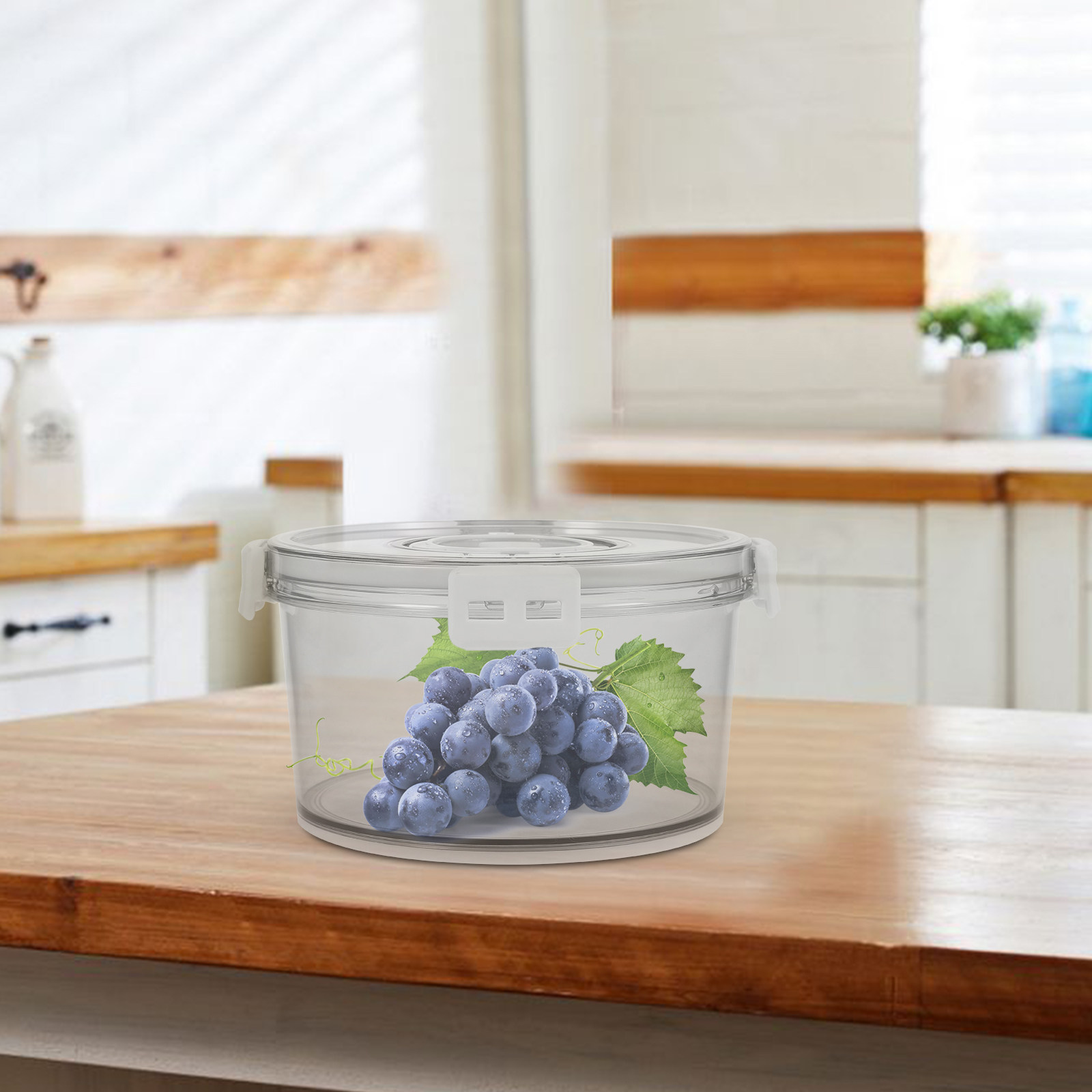 Round Timing Food Storage Box  - Food Storage Lock Box recension och pris