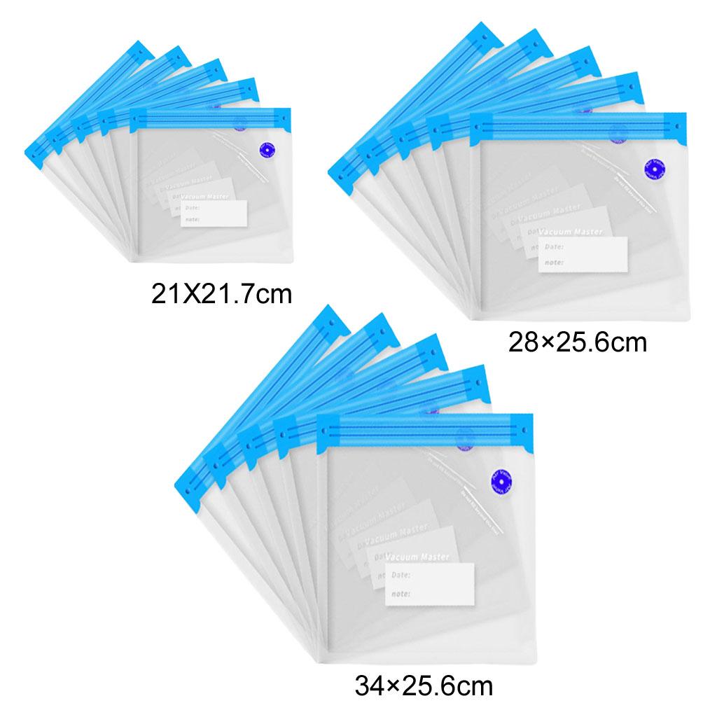 5Pieces Reusable Vacuum Food S - Food Storage Bags Reusable recension och pris
